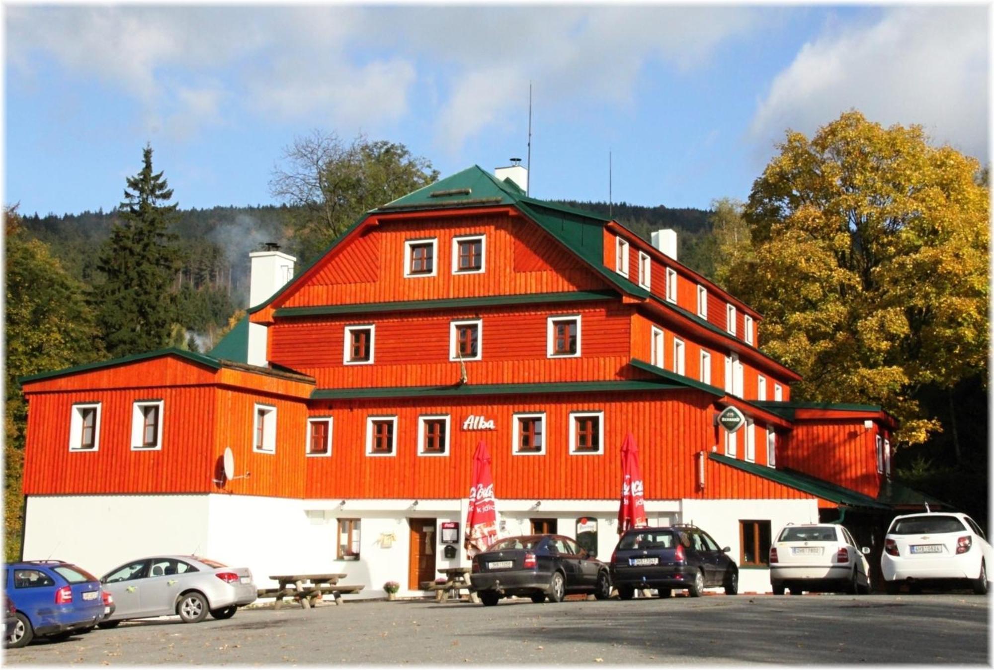 Hotel Alba Destne v Orlickych horach Exteriör bild